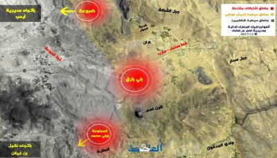 انفوجرافيك يوضح سير المعارك على تخوم العاصمة صنعاء والانتصارات التى حققها الجيش