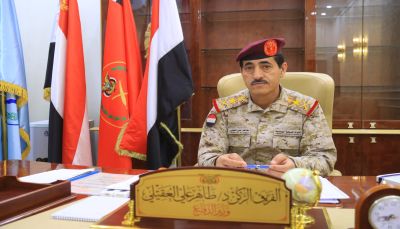 وزير الدفاع: مؤشر العمليات العسكرية يتجه نحو العاصمة صنعاء