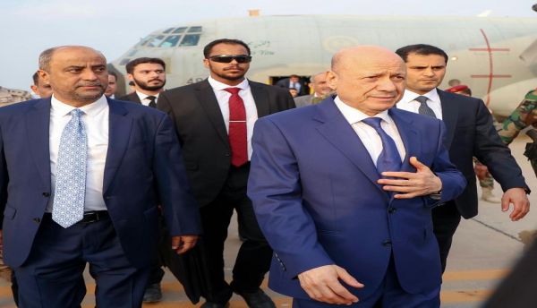 الرئيس العليمي يدعو أبناء حضرموت والمهرة إلى الالتفاف حول الدولة