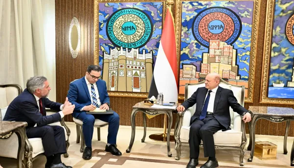 "العليمي": لا سلام مستدام دون نزع سلاح المليشيات