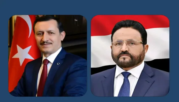 العرادة يبحث مع السفير التركي التصعيد الحوثي ويشدد على أهمية دعم الحكومة اليمنية