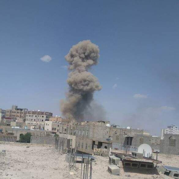 انفجار صهريج غاز وسط صنعاء في ظل أزمة خانقة (صورة)