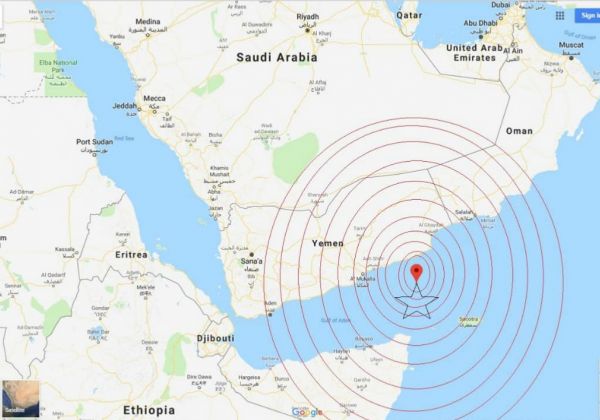 زلزال يضرب قبالة السواحل الجنوبية لليمن ولاضحايا