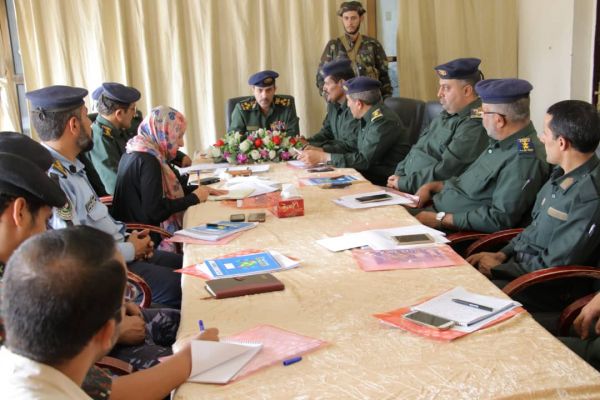 مدير عام شرطة مأرب يلتقي بممثلي مركز "سيفيك" في اليمن