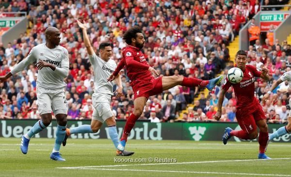 ليفربول يفتتح مشواره برباعية في شباك وستهام