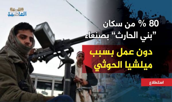 (استطلاع) 80% من سكان "بني الحارث" بصنعاء دون عمل بسبب ميلشيا الحوثي