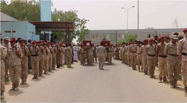 تشييع مهيب لجنازة الشهيد العميد المصقري.. أحد صقور جبهات نهم