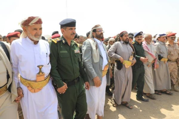 ‎تشييع رسمي وشعبي لكوكبة من شهداء الأمن بمأرب‎