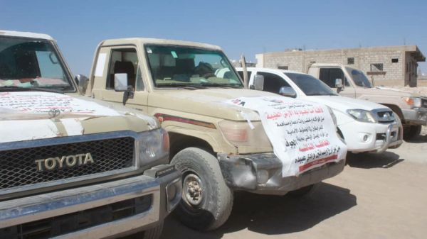 مؤسسة وطن تسّير قوافل تموينية لأبطال الجيش في جبهات الجوف