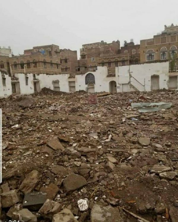 "الحوثية" تهدم جامعاً أثرياً بصنعاء يعود بناءه الى القرن الأول الهجري
