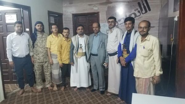 مدير دائرة التوجيه المعنوي يزور مقر إذاعة "الاتحادية اف ام" بمأرب