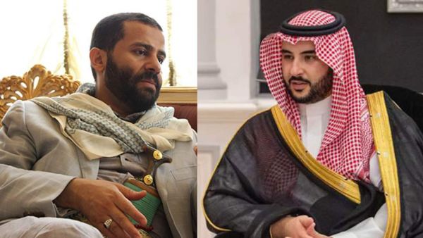 بن سلمان يقدم واجب العزاء فى وفاة الشيخ حسين الأحمر