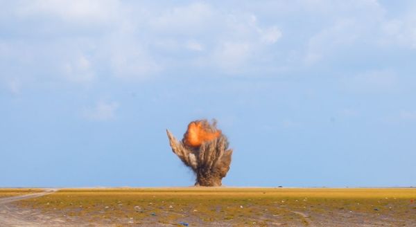 مشروع "مسام" يتلف أكثر من 4 آلاف لغم وذخائر غير منفجرة من مخلفات الحوثيين في باب المندب