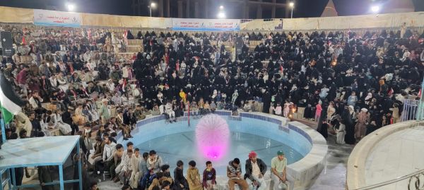 مأرب...مجلس شباب الثورة السلمية يحتفي بالذكرى الـ15 لثورة 11 فبراير بمهرجان جماهيري حاشد
