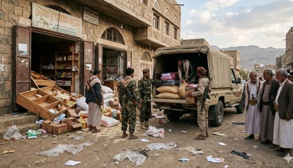 تقرير حقوقي: مليشيا الحوثي نفذت أكثر من 1000 عملية نهب في إب