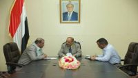 خلال لقائه أمين العاصمة.. نائب الرئيس يشيد بتضحيات أبناء أمانة العاصمة في مختلف الجبهات خلال لقائه أمين العاصمة.. نائب الرئيس يشيد بتضحيات أبناء أمانة العاصمة في مختلف الجبهات