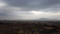 هطول أمطار على العاصمة صنعاء وسماء ملبدة بالغيوم هطول أمطار على العاصمة صنعاء وسماء ملبدة بالغيوم