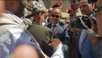 محافظ تعز الجديد يصل للمرة الأولى المدينة المحاصرة محافظ تعز الجديد يصل للمرة الأولى المدينة المحاصرة
