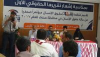 "شهود" ترصد (4501) حالة إنتهاك في محافظة صنعاء خلال 2017م "شهود" ترصد (4501) حالة إنتهاك في محافظة صنعاء خلال 2017م