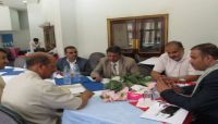 اجتماع برئاسة أمين العاصمة يناقش أوضاع النازحين في مأرب اجتماع برئاسة أمين العاصمة يناقش أوضاع النازحين في مأرب