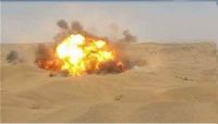 شبوة.. الجيش يتلف كميات من الألغام التي خلفتها المليشيات في بيحان