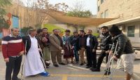قائد محور تعز يزور جرحى الجيش الوطني في عمان قائد محور تعز يزور جرحى الجيش الوطني في عمان