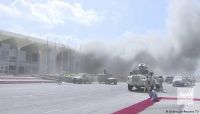 الرئيس هادي يوجه بتشكيل لجنة تحقيق في هجوم مطار عدن الرئيس هادي يوجه بتشكيل لجنة تحقيق في هجوم مطار عدن