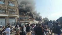 حريق يلتهم محلات تجارية مجاورة لمستشفى الثورة بصنعاء حريق يلتهم محلات تجارية مجاورة لمستشفى الثورة بصنعاء