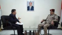وزير الدفاع: ماضون في الإجهاز على المشروع الإيراني.. ورئيس الأركان يتفقد الجبهات وزير الدفاع: ماضون في الإجهاز على المشروع الإيراني.. ورئيس الأركان يتفقد الجبهات