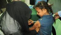 انطلاق حملة تحصين لأكثر من 1،3 مليون طفل ضد مرض الحصبة انطلاق حملة تحصين لأكثر من 1،3 مليون طفل ضد مرض الحصبة