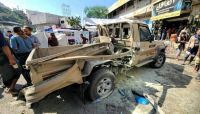 انفجار عبوة ناسفة بالقرب من أحد الأسواق بتعز وسقوط أربعة ضحايا بينهم طفلة انفجار عبوة ناسفة بالقرب من أحد الأسواق بتعز وسقوط أربعة ضحايا بينهم طفلة