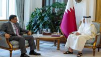 بن مبارك يناقش تطورات الوضع اليمني مع رئيس الوزراء القطري بن مبارك يناقش تطورات الوضع اليمني مع رئيس الوزراء القطري