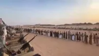 قبائل حاشد تصل "مطارح الكرامة" في الجوف وقيادات قبلية تؤكد الاستعداد لمواجهة الحوثيين